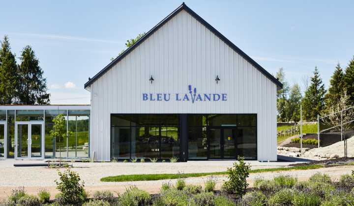 「BLEU LAVANDE」が運営するカナダ最大のラベンダー農園の光景が美しいです。