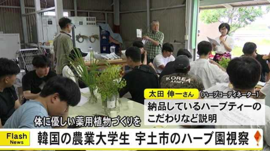 韓国の農業大学生が熊本県のハーブ園を視察に来たニュースを見て感じたこと